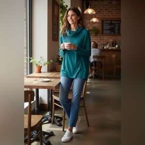 J. Jill Cowl Neck Women Sweater